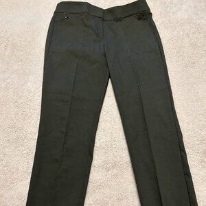LOFT Marisa Slim Ankle Stretch Dress Pants Dark Green Size 6